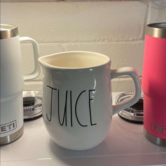 Rae Dunn White Juice Pitcher - Picture 5 of 5